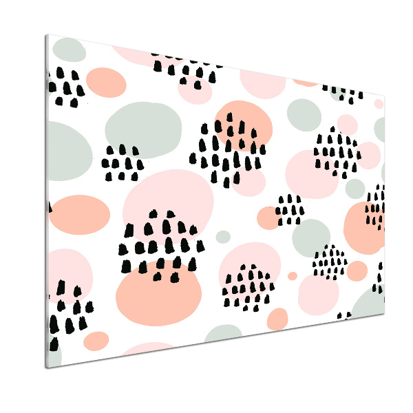 Rivestimento parete cucina con motivo a sfondo astratto