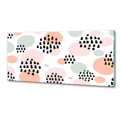 Rivestimento parete cucina con motivo a sfondo astratto