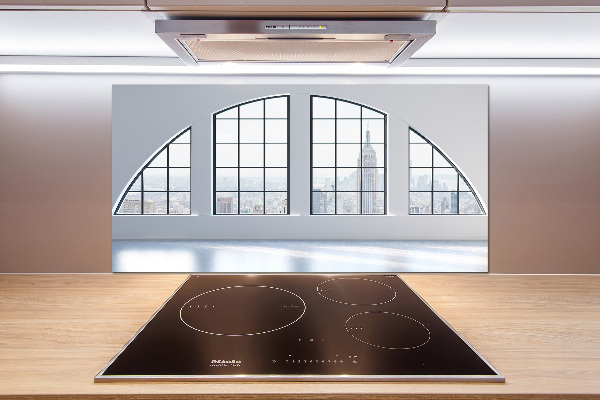 Rivestimento parete cucina per interni spaziosi