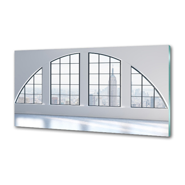 Rivestimento parete cucina per interni spaziosi