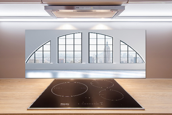 Rivestimento parete cucina per interni spaziosi