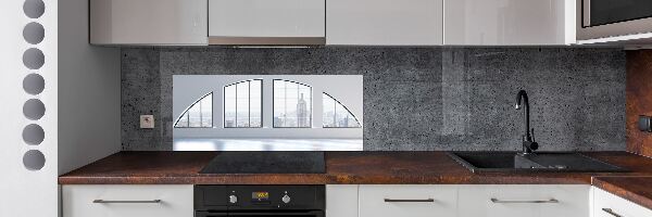 Rivestimento parete cucina per interni spaziosi