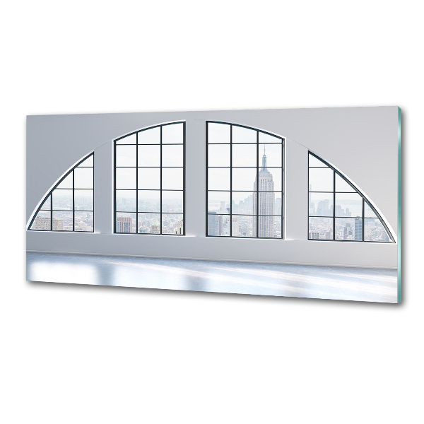 Rivestimento parete cucina per interni spaziosi