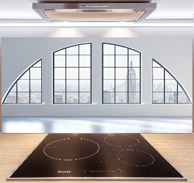 Rivestimento parete cucina per interni spaziosi