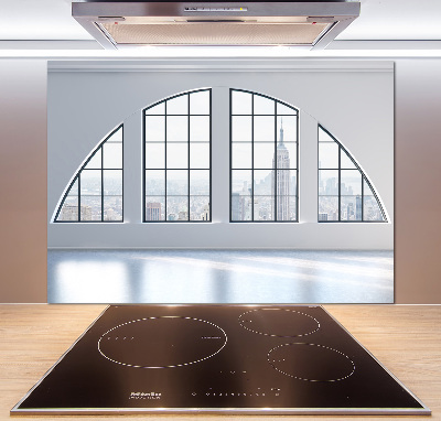 Rivestimento parete cucina per interni spaziosi