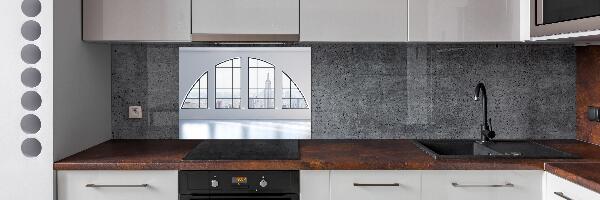 Rivestimento parete cucina per interni spaziosi