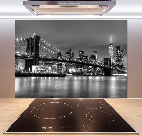 Pannello retrocucina con stampa del Ponte di Brooklyn