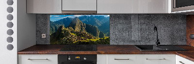 Pannello retrocucina con stampa raffigurante le rovine di Machu Picchu