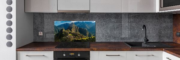 Pannello retrocucina con stampa raffigurante le rovine di Machu Picchu