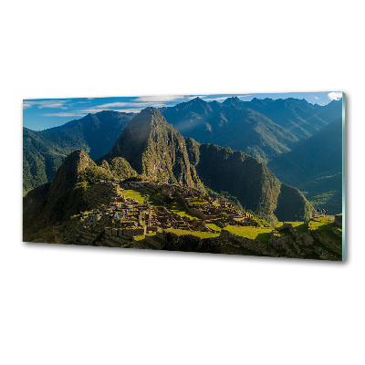 Pannello retrocucina con stampa raffigurante le rovine di Machu Picchu
