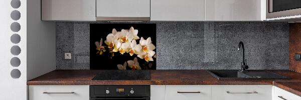 Pannello retrocucina con motivo orchidea