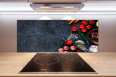 Pannello paraschizzi cucina con tema 