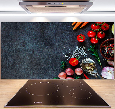 Pannello paraschizzi cucina con tema 