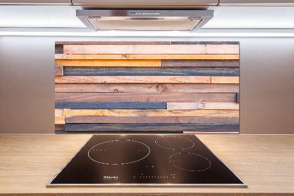 Pannello paraschizzi cucina in legno da parete