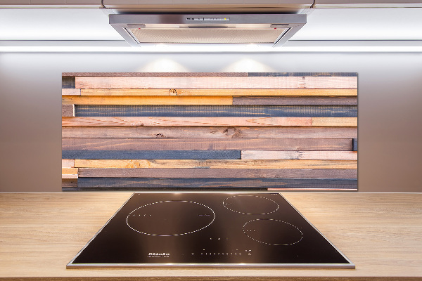 Pannello paraschizzi cucina in legno da parete