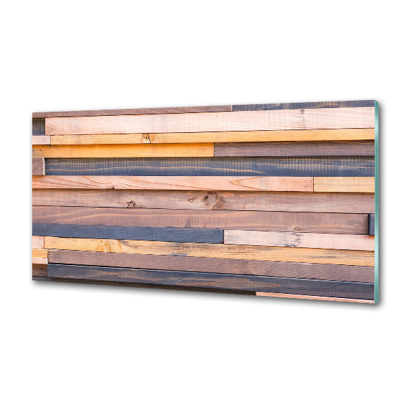 Pannello paraschizzi cucina in legno da parete