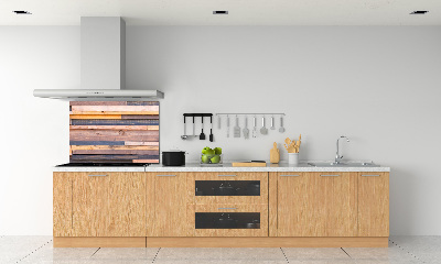 Pannello paraschizzi cucina in legno da parete