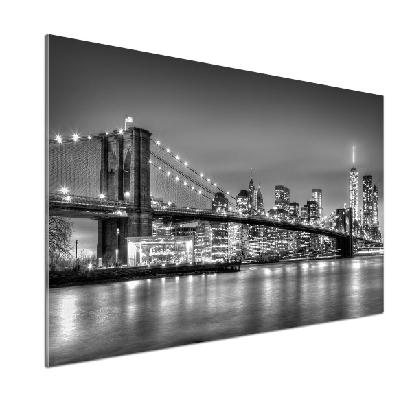 Rivestimento parete cucina con stampa Ponte di Brooklyn