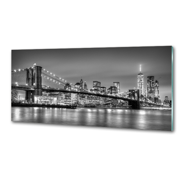 Rivestimento parete cucina con stampa Ponte di Brooklyn