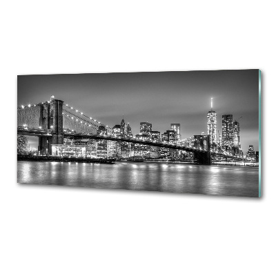 Rivestimento parete cucina con stampa Ponte di Brooklyn