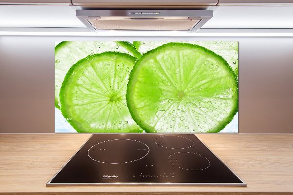 Rivestimento parete cucina con motivo «Lime sott'acqua»