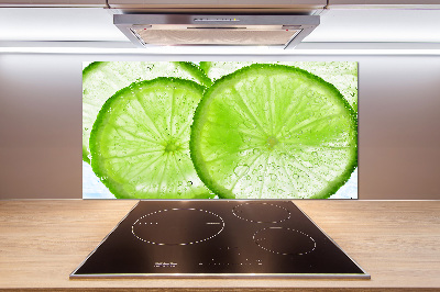 Rivestimento parete cucina con motivo «Lime sott'acqua»