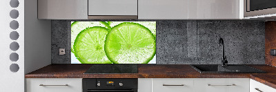 Rivestimento parete cucina con motivo «Lime sott'acqua»