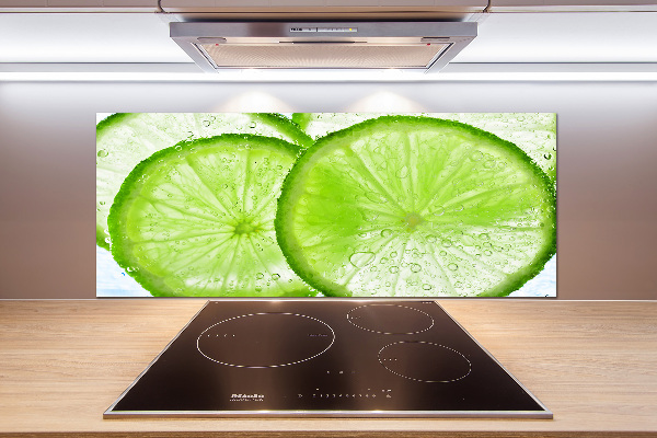 Rivestimento parete cucina con motivo «Lime sott'acqua»