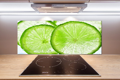 Rivestimento parete cucina con motivo «Lime sott'acqua»