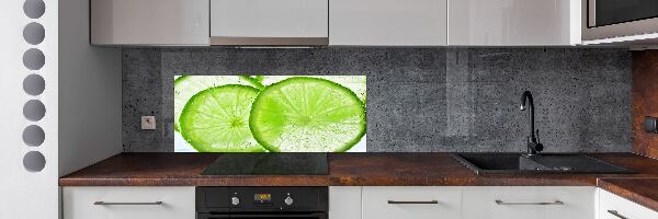 Rivestimento parete cucina con motivo «Lime sott'acqua»
