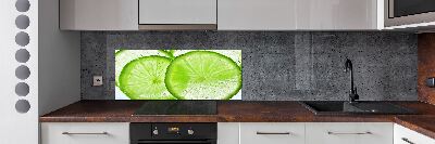 Rivestimento parete cucina con motivo «Lime sott'acqua»