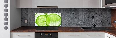 Rivestimento parete cucina con motivo «Lime sott'acqua»