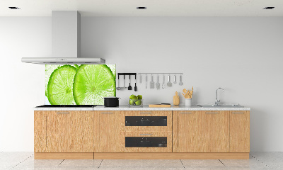 Rivestimento parete cucina con motivo «Lime sott'acqua»