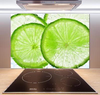 Rivestimento parete cucina con motivo «Lime sott'acqua»