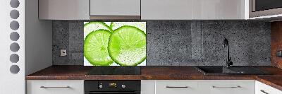 Rivestimento parete cucina con motivo «Lime sott'acqua»
