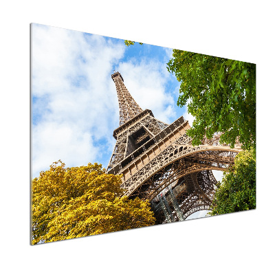 Pannello retrocucina con stampa della Torre Eiffel di Parigi