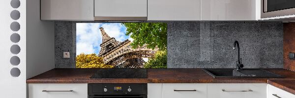 Pannello retrocucina con stampa della Torre Eiffel di Parigi