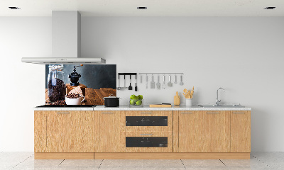 Pannello retrocucina con macinacaffè integrato