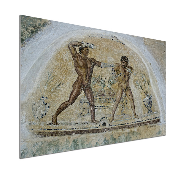 Pannello paraschizzi cucina con motivo a mosaico