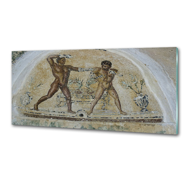 Pannello paraschizzi cucina con motivo a mosaico