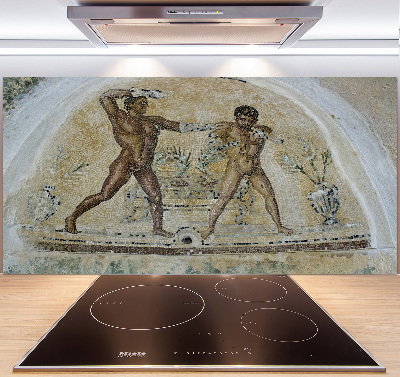 Pannello paraschizzi cucina con motivo a mosaico