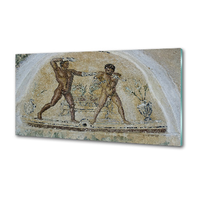 Pannello paraschizzi cucina con motivo a mosaico