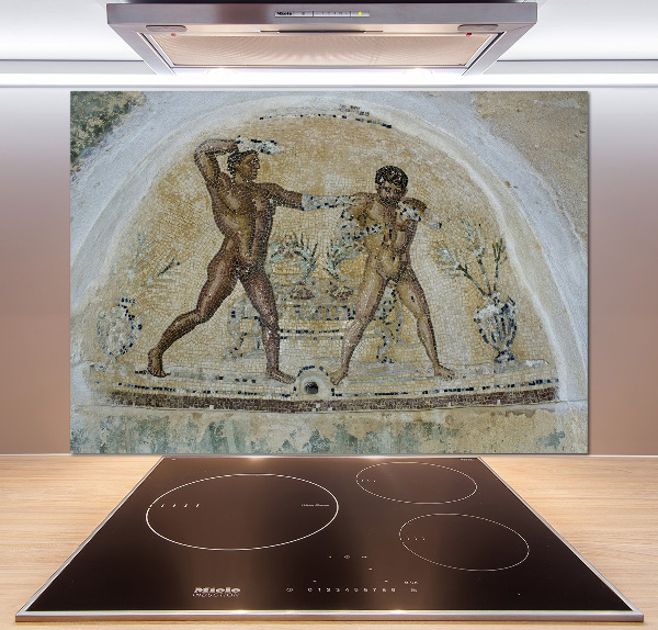 Pannello paraschizzi cucina con motivo a mosaico