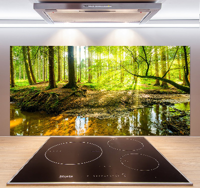 Rivestimento parete cucina con stampa 