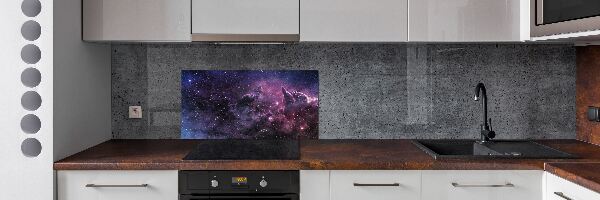 Pannello paraschizzi cucina con motivo Nebulosa