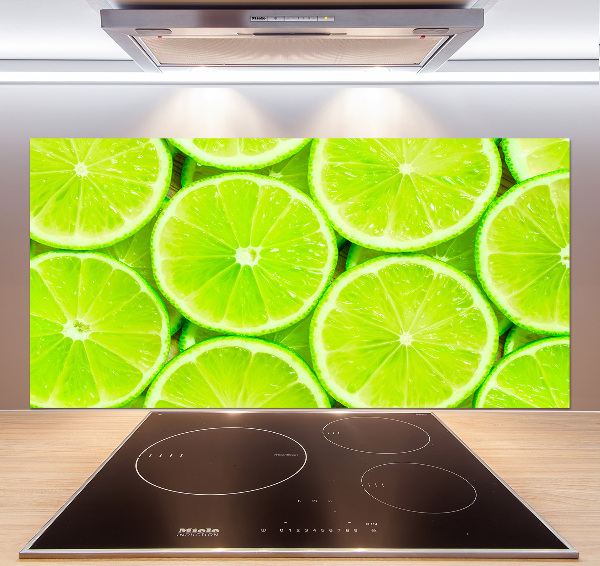 Pannello retrocucina in colore lime