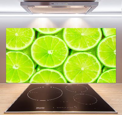 Pannello retrocucina in colore lime
