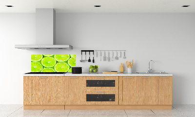 Pannello retrocucina in colore lime