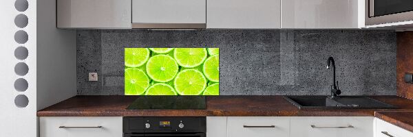 Pannello retrocucina in colore lime