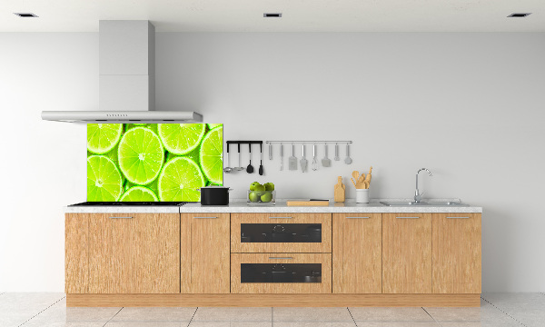 Pannello retrocucina in colore lime